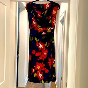 Ralph Lauren floral print midi dress